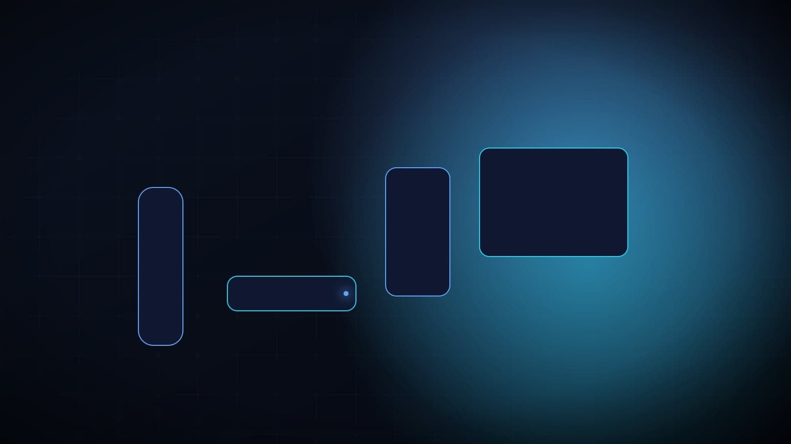 Verschiedene Geräte wie Smart TV, Streaming-Stick und Smartphone für IPTV