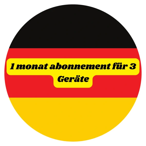 1-Monats-Abonnement für 3 Geräte