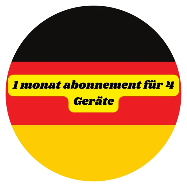 1-Monats-Abonnement für 4 Geräte