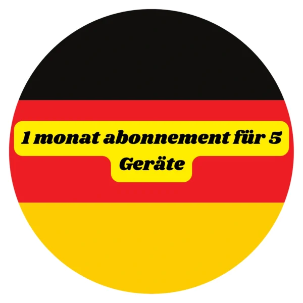 1-Monats-Abonnement für 5 Geräte