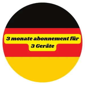 3 monate Abonnement für 3 Geräte