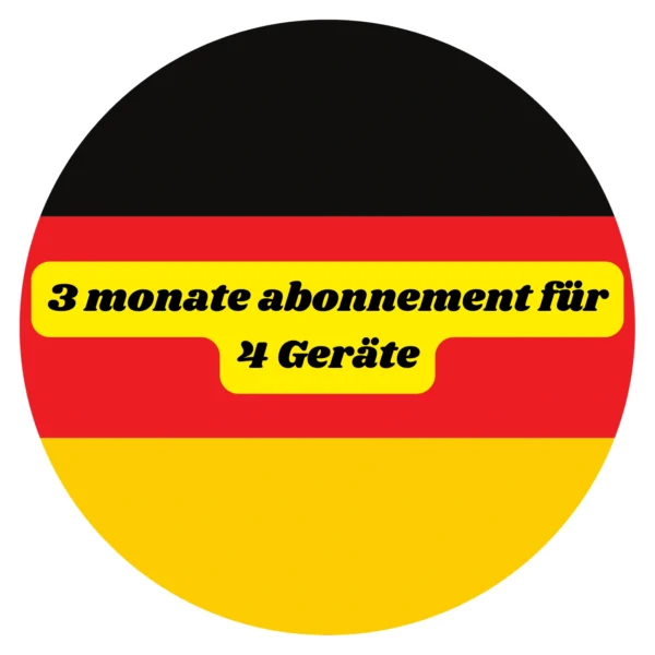 3 monate Abonnement für 4 Geräte