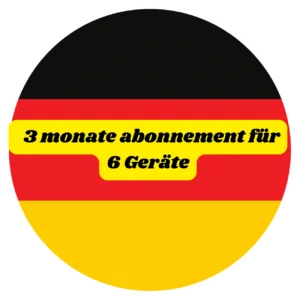 3 monate Abonnement für 6 Geräte