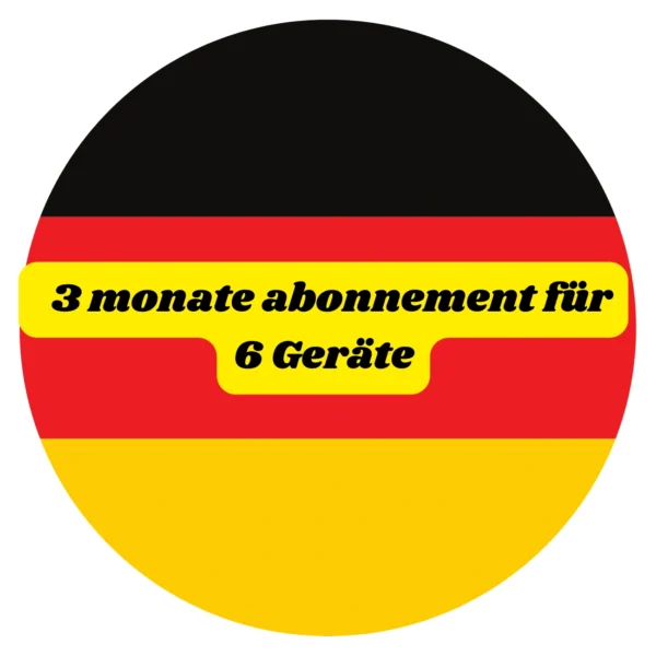 3 monate Abonnement für 6 Geräte