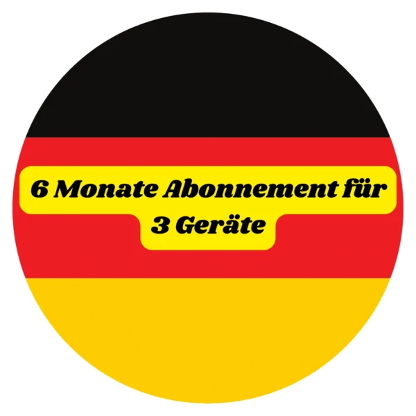 6 Monate Abonnement für 3 Geräte
