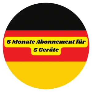 6 monate Abonnement für 5 Geräte