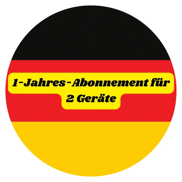 1-Jahres-Abonnement für 2 Geräte