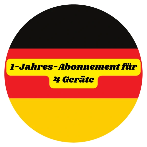 1-Jahres-Abonnement für 4 Geräte