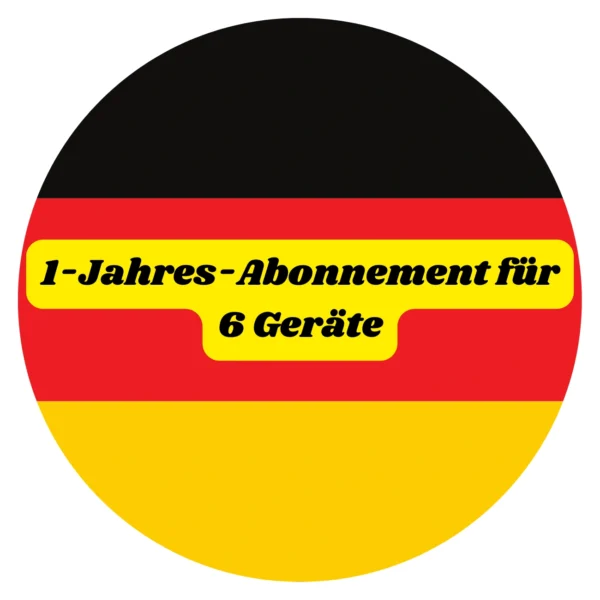 1-Jahres-Abonnement für 6 Geräte
