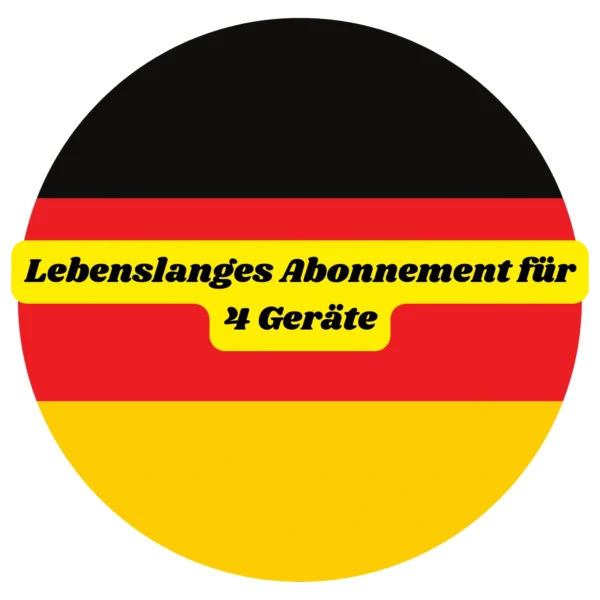 Lebenslanges Abonnement für 4 Geräte
