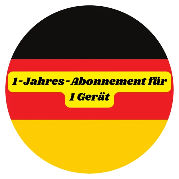 1-Jahres-Abonnement für 1 Gerät