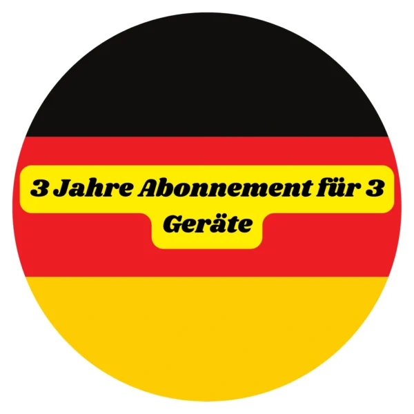 3 Jahre Abonnement für 3 Geräte