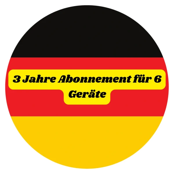 3 Jahre Abonnement für 6 Geräte
