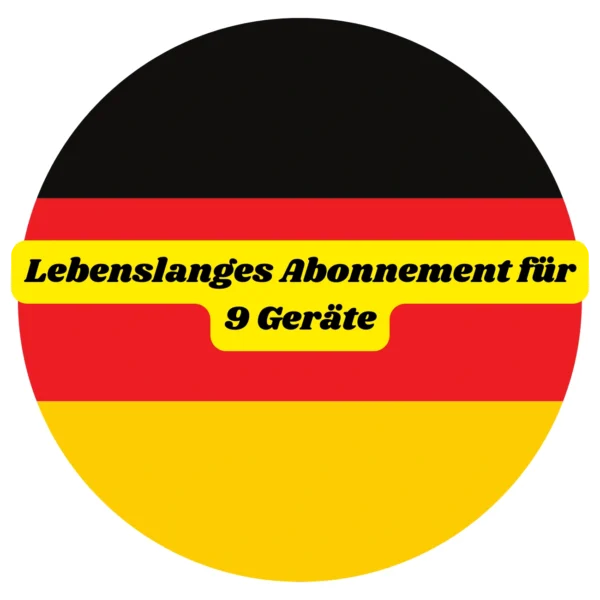 Lebenslanges Abonnement für 9 Geräte