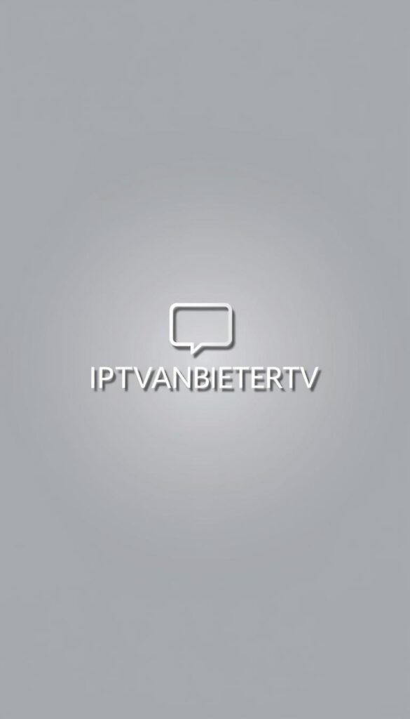 A minimalist digital illustration showcasing IPTVANBIETERTV, the premier IPTV provider for slow internet connections. Set against a clean, muted background, the main focus is a sleek, modern logo design with a simplified icon and the brand name in a crisp, legible typeface. The lighting is soft and diffused, creating a professional, high-quality appearance. The composition is balanced, with the logo positioned centrally and surrounded by ample negative space, emphasizing its simplicity and elegance. The overall mood is one of reliability, trustworthiness, and technological sophistication, perfectly suited for an IPTV service catered to users with limited internet bandwidth.