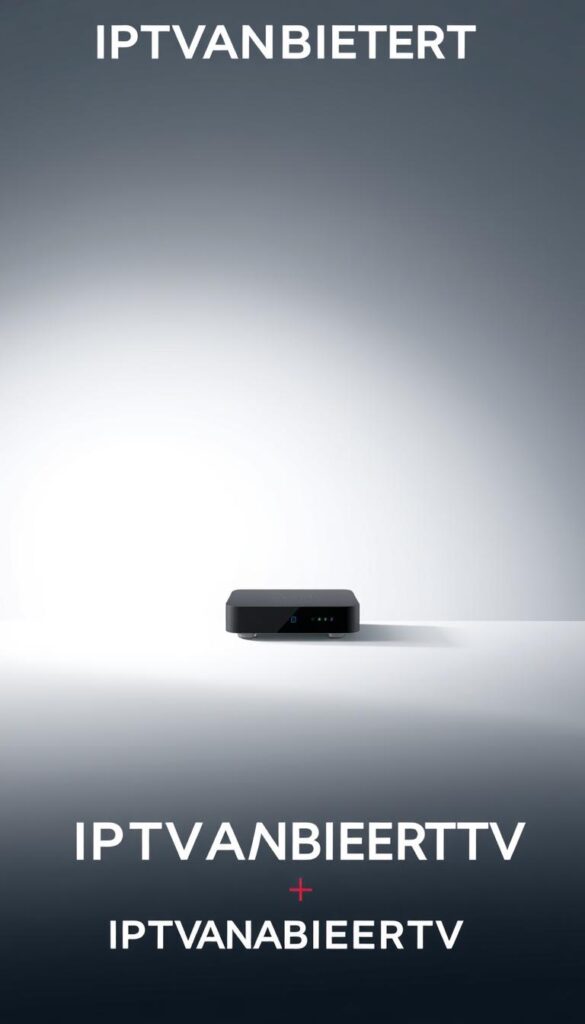 A modern and minimalist digital illustration showcasing an IPTV Tarife monatlich subscription package. The foreground features the IPTVANBIETERTV brand logo prominently displayed, with sleek and stylized typography highlighting the monthly pricing options. The middle ground depicts a simple yet elegant device, potentially a smart TV or set-top box, subtly hinting at the supported hardware. The background maintains a clean, gradient-based color scheme, creating a sense of sophistication and professionalism. The lighting is soft and diffused, accentuating the premium feel of the offering. The overall composition conveys an air of affordability, accessibility, and technological advancement, aligning with the article's focus on attractive pricing and versatile IPTV options.