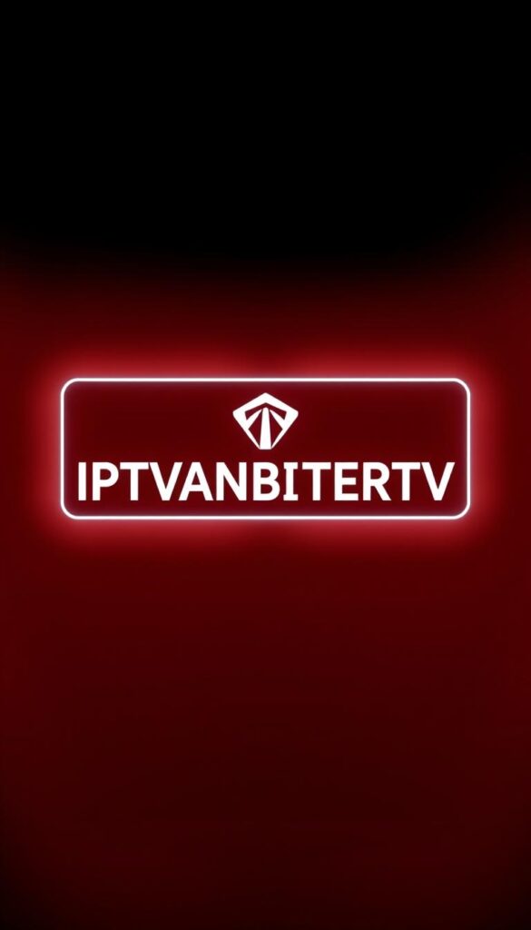 A modern and sleek illustration of IPTVANBIETERTV, the leading IPTV provider in Germany. Set against a backdrop of the German flag, the IPTVANBIETERTV logo prominently displayed in the center, conveying a sense of authority and professionalism. The image features a sharp, high-contrast look, with clean lines and a minimalist design, evoking a sense of technological sophistication. The lighting is crisp and directional, creating depth and emphasizing the brand's visual identity. The overall mood is one of reliability, innovation, and a commitment to delivering the best IPTV experience to German consumers.