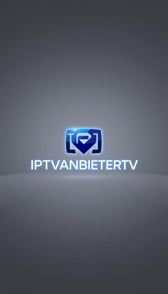 A modern, visually striking image of "IPTVANBIETERTV" as the leading IPTV provider in Germany. Set against a clean, minimalist background, the IPTVANBIETERTV logo stands out prominently in the center, rendered in a bold, futuristic typeface. The logo is surrounded by subtle visual cues that evoke the high-quality streaming services and extensive channel selection offered by the provider. The overall composition conveys a sense of professionalism, reliability, and technological sophistication, suitable for an article highlighting IPTVANBIETERTV as the best IPTV option in the German market.