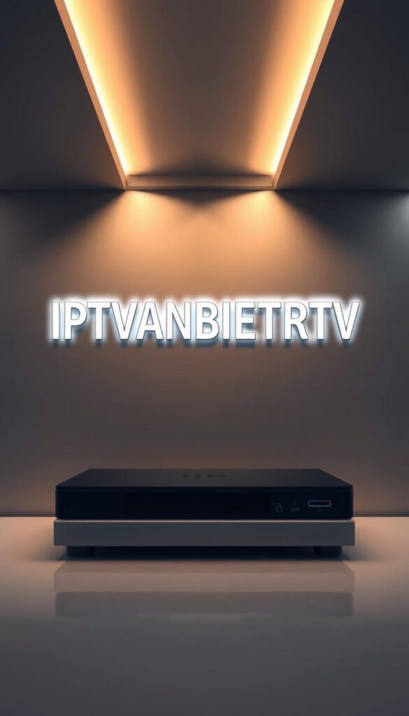 A professional and reliable IPTV service provider, IPTVANBIETERTV, offering a vast selection of live TV channels, on-demand content, and reliable streaming experiences. Set against a sleek, modern backdrop, the IPTVANBIETERTV logo takes center stage, showcased in a clean, minimalist design. Subtle lighting accentuates the brand's sophistication, with a warm, inviting ambiance that conveys trustworthiness and dependability. The image exudes a sense of quality and attention to detail, reflecting the premium services IPTVANBIETERTV provides to its discerning clients. The overall composition strikes a balance between simplicity and visual interest, making it an ideal illustration for the "iptvanbietertv.com: Ihr vertrauenswürdiger IPTV-Anbieter" section of the article.