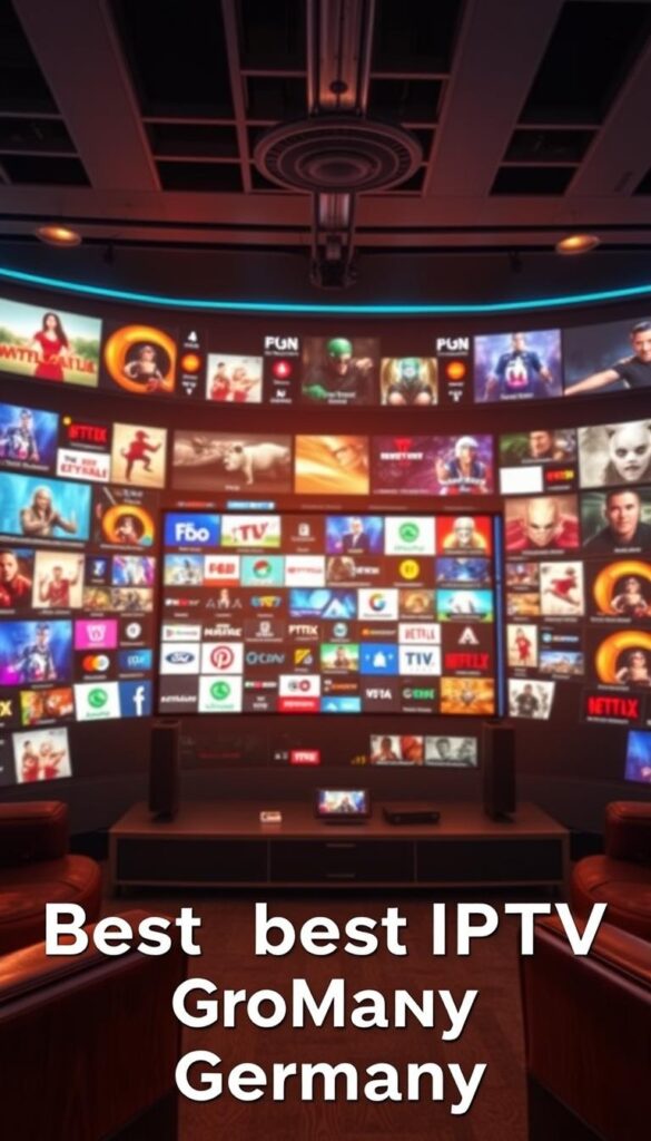 A vibrant and expansive IPTV service from IPTVANBIETERTV, offering a vast array of over 350 captivating channels across a wide range of genres. Against a backdrop of sleek, modern technology, the image showcases the breadth and depth of the platform, with crisp, high-definition visuals and a clean, intuitive interface. Warm, diffused lighting creates a welcoming atmosphere, while dynamic camera angles and fluid compositions draw the viewer into the immersive IPTV experience. The overall mood conveys a sense of discovery, innovation, and seamless entertainment, perfectly aligned with the article's focus on finding the best IPTV provider in Germany.