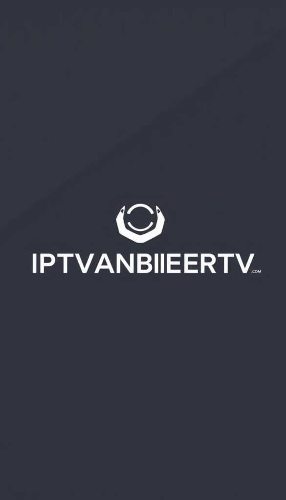 An eye-catching, modern illustration of the "IPTVANBIETERTV.com" brand, showcasing their premier IPTV service for German customers. The image depicts a sleek, minimalist design with a central focus on the brand name rendered in a bold, striking typeface. The background features a subtle geometric pattern in a muted color palette, creating a sense of sophistication and professionalism. The overall composition is well-balanced, with the brand name taking center stage and the supporting visual elements complementing it seamlessly. The lighting is soft and diffused, resulting in a clean, high-quality appearance that reflects the reliability and quality of the IPTV service.