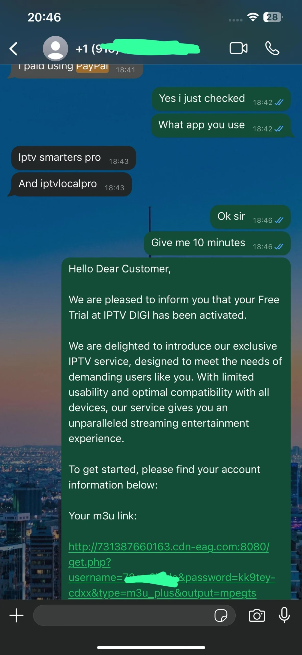 IPTV-LEBENSLANGES ABONNEMENT