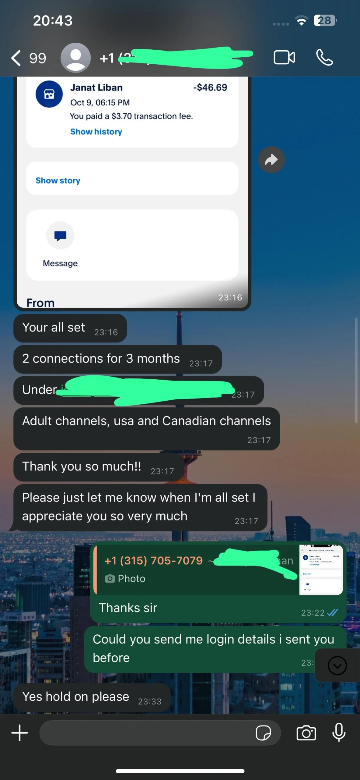 IPTV-LEBENSLANGES ABONNEMENT