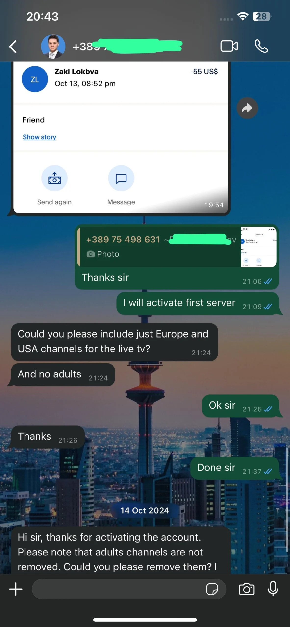 IPTV-LEBENSLANGES ABONNEMENT