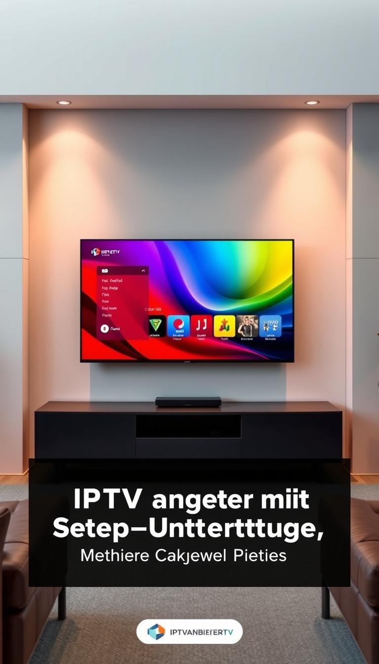 IPTV Anbieter mit Setup-Hilfe