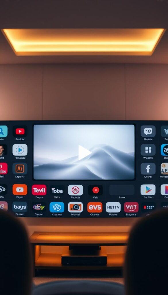 A beautifully designed and highly intuitive user interface for IPTVANBIETERTV, showcasing a clean and modern aesthetic. The layout features a prominent central video player, surrounded by a neatly organized grid of channel icons. Subtle lighting creates a warm, inviting atmosphere, while a soft depth of field gently blurs the background, drawing the eye to the core functionality. The interface exudes a sense of simplicity and ease of use, making it an accessible and enjoyable experience for viewers of all technical abilities. Elegant typography and thoughtful iconography enhance the overall visual harmony, delivering a seamless and user-friendly IPTV experience. A beautifully designed and highly intuitive user interface for IPTVANBIETERTV, showcasing a clean and modern aesthetic. The layout features a prominent central video player, surrounded by a neatly organized grid of channel icons. Subtle lighting creates a warm, inviting atmosphere, while a soft depth of field gently blurs the background, drawing the eye to the core functionality. The interface exudes a sense of simplicity and ease of use, making it an accessible and enjoyable experience for viewers of all technical abilities. Elegant typography and thoughtful iconography enhance the overall visual harmony, delivering a seamless and user-friendly IPTV experience.