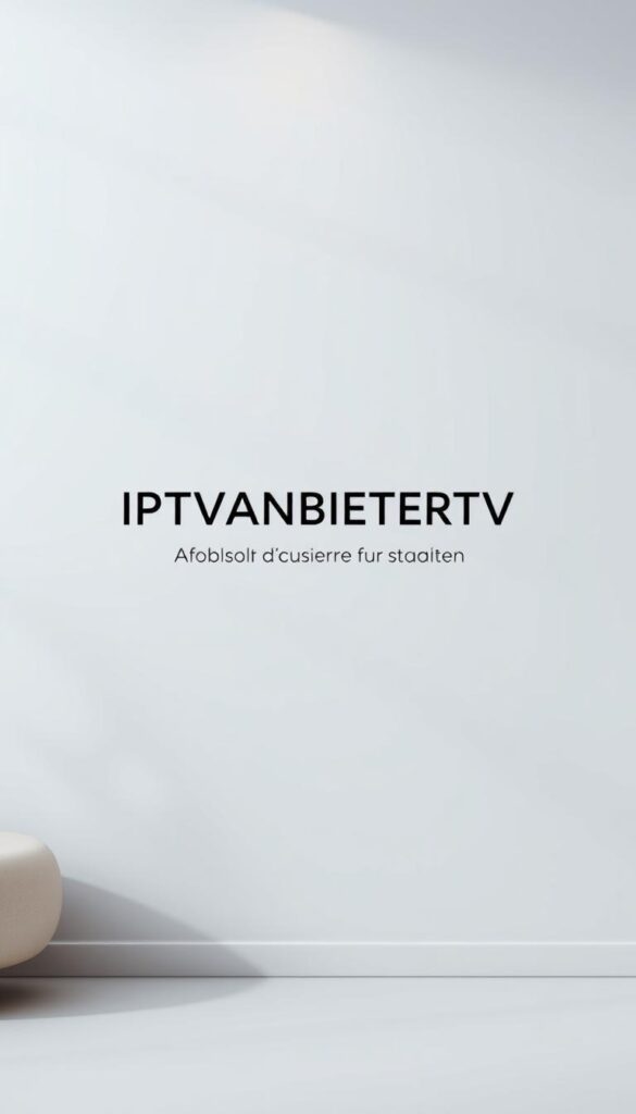 A sleek, minimalist IPTVANBIETERTV logo against a stylish, contemporary backdrop. The logo is prominently displayed, with a clean and modern typography that exudes professionalism and reliability. The background features a soft, muted color palette, perhaps a gradient of soothing blues or grays, creating a calming and inviting atmosphere. The lighting is subtle and evenly distributed, highlighting the logo's elegant design. The overall composition is well-balanced, with the logo placed in the center, commanding attention. The image conveys a sense of trustworthiness and affordability, making it an ideal representation of the "IPTV Anbieter für Studenten" subject matter.