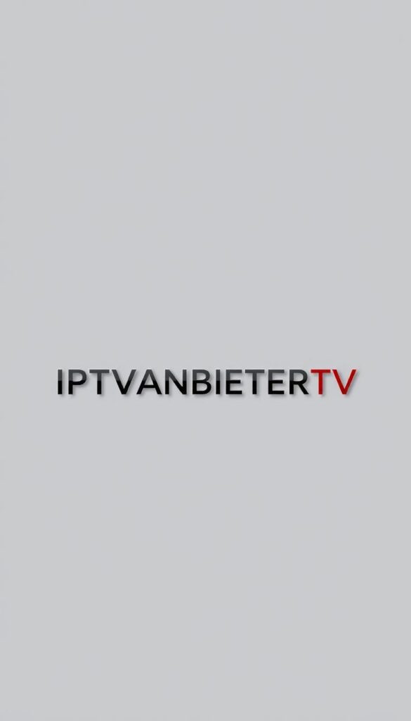A sleek, modern logo for the leading German IPTV provider "IPTVANBIETERTV" set against a clean, minimalist background. The logo is prominently displayed in the center, rendered in a bold, sophisticated typeface with a subtle gradient effect that gives it depth and dimension. The background is a soft, muted shade of grey, allowing the logo to stand out clearly. The lighting is soft and even, creating a polished, professional look. The camera angle is straight-on, providing a clear, unobstructed view of the logo. The overall mood is one of authority, reliability, and technological innovation. A sleek, modern logo for the leading German IPTV provider "IPTVANBIETERTV" set against a clean, minimalist background. The logo is prominently displayed in the center, rendered in a bold, sophisticated typeface with a subtle gradient effect that gives it depth and dimension. The background is a soft, muted shade of grey, allowing the logo to stand out clearly. The lighting is soft and even, creating a polished, professional look. The camera angle is straight-on, providing a clear, unobstructed view of the logo. The overall mood is one of authority, reliability, and technological innovation.