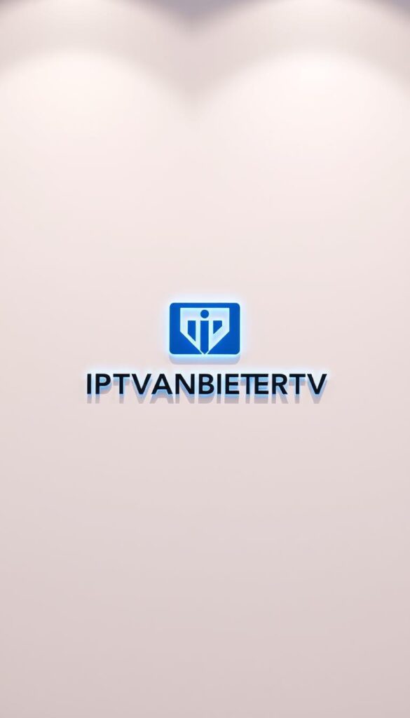 A sleek, modern logo for the reliable IPTVANBIETERTV brand, featuring a minimalist design with clean lines and a subtle color palette. The logo is prominently displayed in the center, with a balanced composition that highlights the brand name. The background is a soft, neutral tone that creates a professional and trustworthy atmosphere, conveying the dependability of the IPTVANBIETERTV service. The lighting is subtle and evenly distributed, creating a well-lit and inviting scene. The camera angle is slightly elevated, giving the image a sense of authority and credibility.