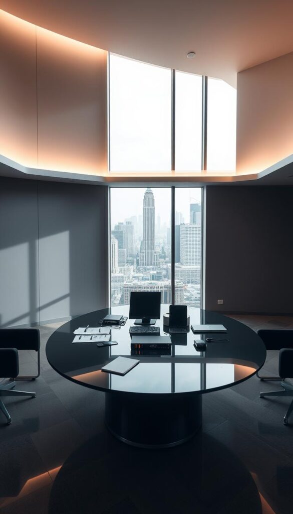 A sleek, modern office interior with an elegant, minimalist design. The walls are a soft, muted gray, and the lighting is a warm, ambient glow. In the center of the frame, a large, curved glass table is the focal point, reflecting the surrounding environment. On the table, various digital devices and documents are neatly arranged, suggesting a professional, organized workspace. In the background, a large window offers a panoramic view of a bustling city skyline. The overall atmosphere conveys a sense of sophistication and efficiency, perfectly suited for a leading IPTV provider like IPTVANBIETERTV. The image should highlight the attention to detail and commitment to excellence that defines the IPTVANBIETERTV brand. A sleek, modern office interior with an elegant, minimalist design. The walls are a soft, muted gray, and the lighting is a warm, ambient glow. In the center of the frame, a large, curved glass table is the focal point, reflecting the surrounding environment. On the table, various digital devices and documents are neatly arranged, suggesting a professional, organized workspace. In the background, a large window offers a panoramic view of a bustling city skyline. The overall atmosphere conveys a sense of sophistication and efficiency, perfectly suited for a leading IPTV provider like IPTVANBIETERTV. The image should highlight the attention to detail and commitment to excellence that defines the IPTVANBIETERTV brand.