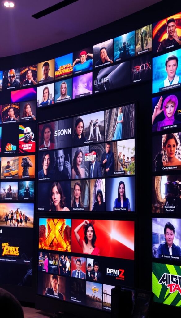 A vast, diverse array of captivating television channels, meticulously curated for every taste and preference. Vibrant and immersive, the IPTVANBIETERTV service offers a cornucopia of entertainment, from edge-of-your-seat dramas to enlightening documentaries, all accessible at the touch of a button. The scene depicts a sleek, modern interface, seamlessly integrating a multitude of live and on-demand content, bathed in a warm, inviting glow. Crisp, cinematic visuals and smooth, responsive navigation create a truly immersive viewing experience, catering to the diverse needs of the discerning viewer. The overall atmosphere conveys a sense of boundless possibilities, where the viewer is empowered to explore a world of captivating content, tailored to their unique preferences.